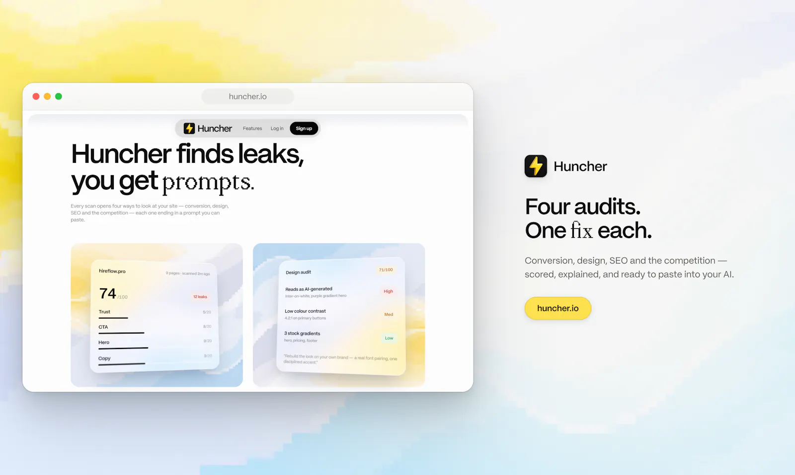 Huncher screenshot 3