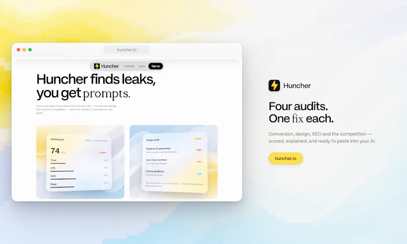 Huncher screenshot 3