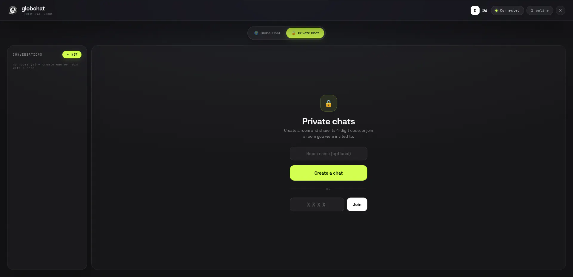 globchat — live & temporary gallery image