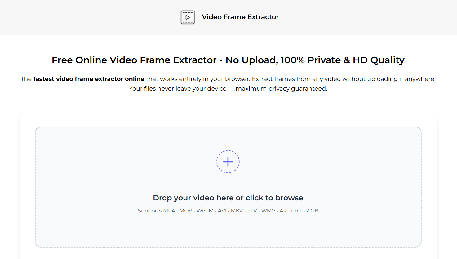 Video Frame Extractor gallery image