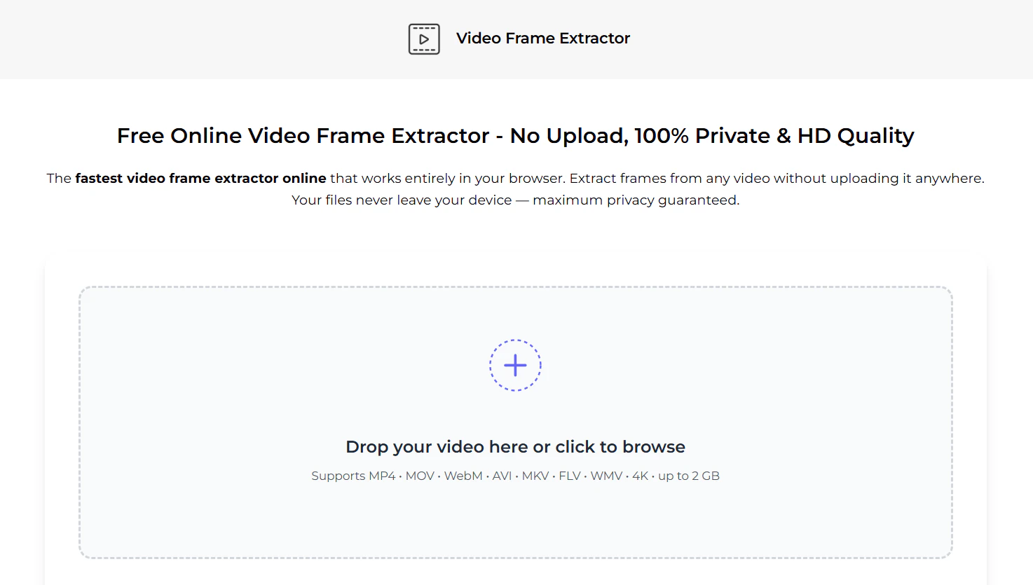 Video Frame Extractor 대표 미리보기