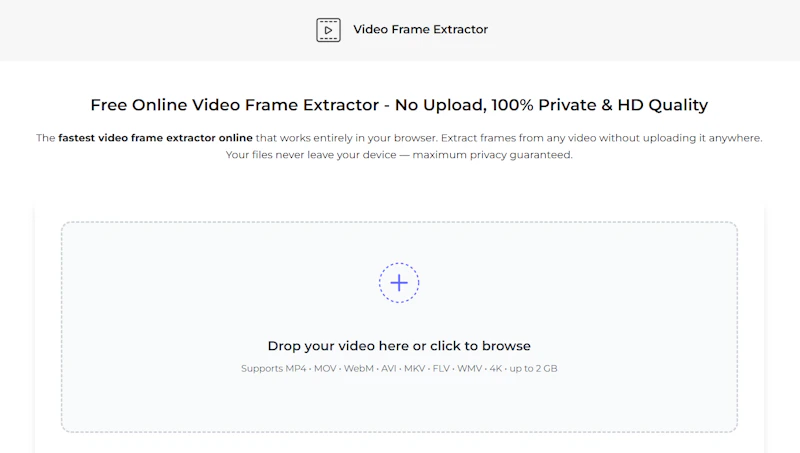 Video Frame Extractor screenshot 1
