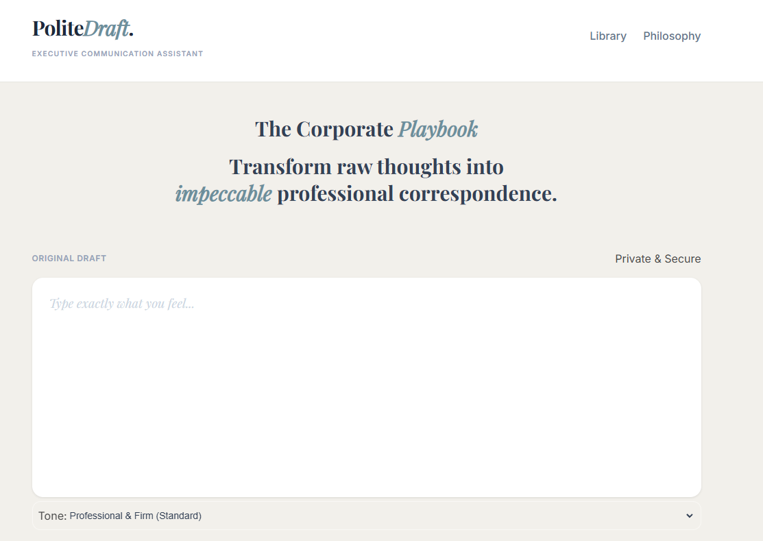 PoliteDraft gallery image
