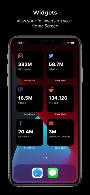 Social Stats Widget gallery image