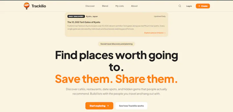 Trackilio screenshot 1