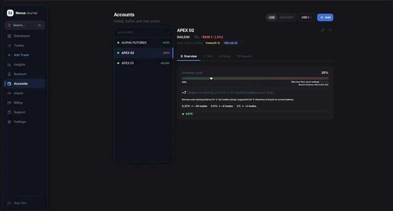 Novus Journal screenshot 4