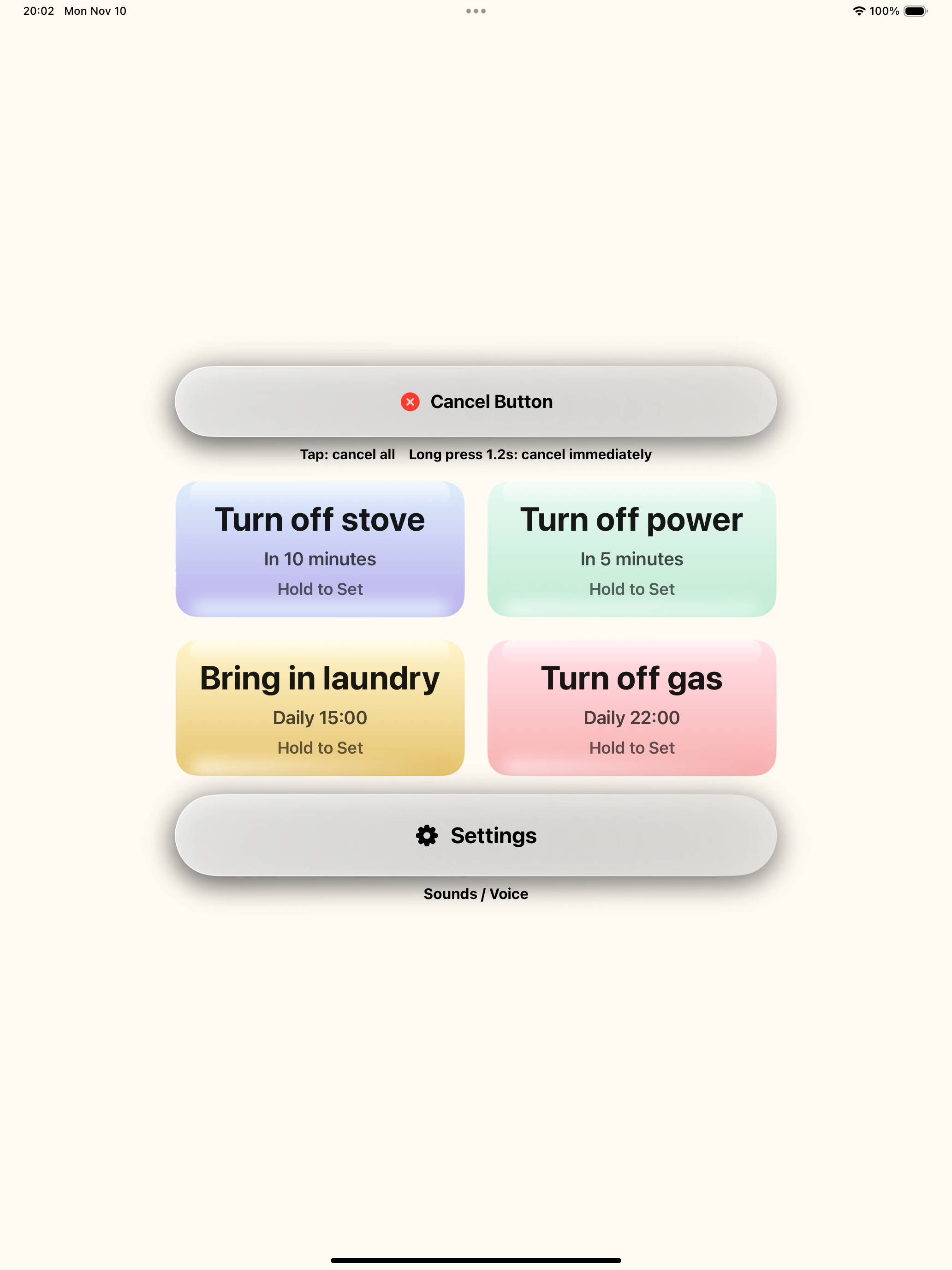 Simple Warm Reminder - Screenshot 2 preview