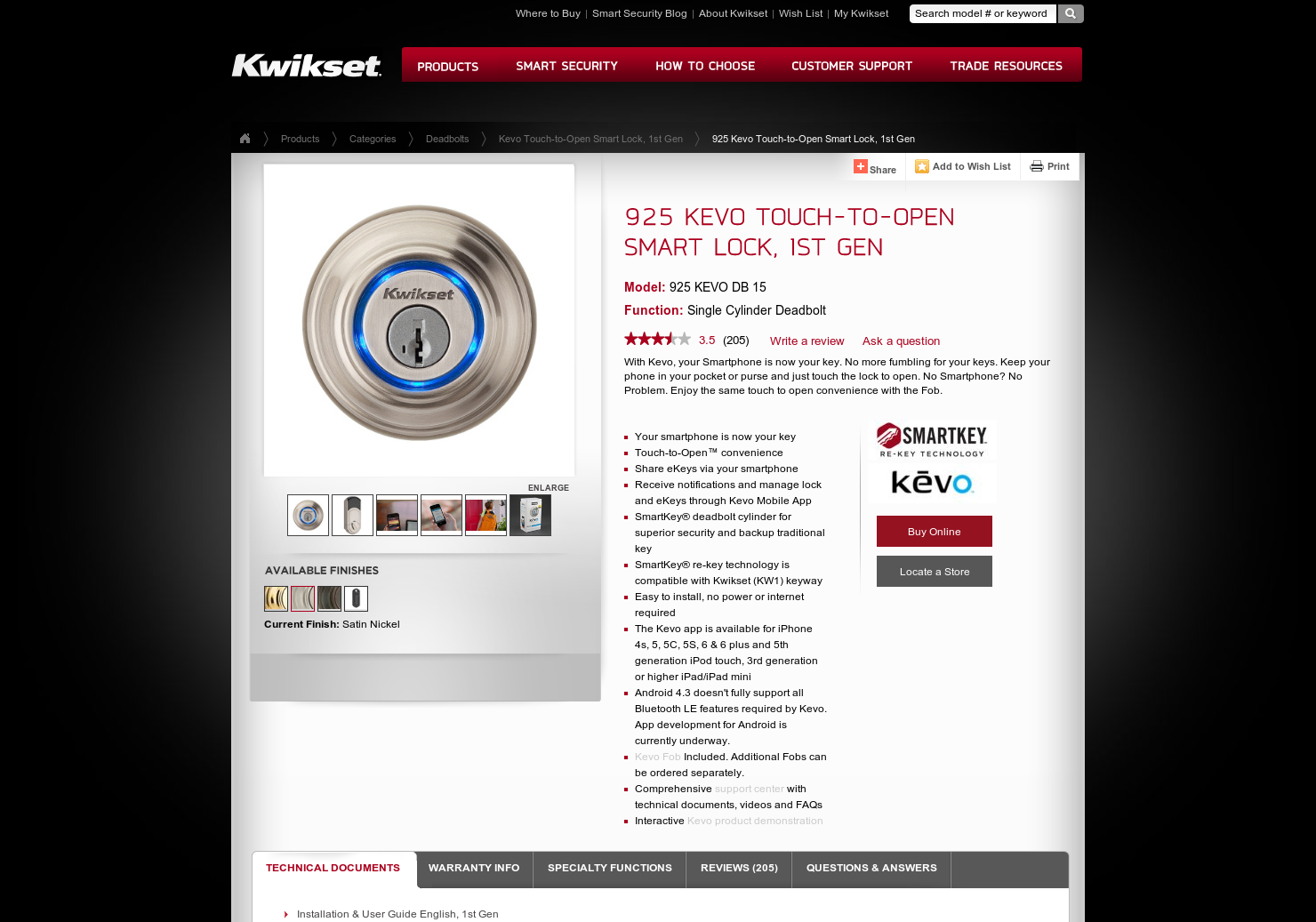 Kwikset Electric Lock