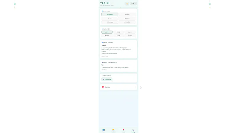 TABIJI screenshot 1