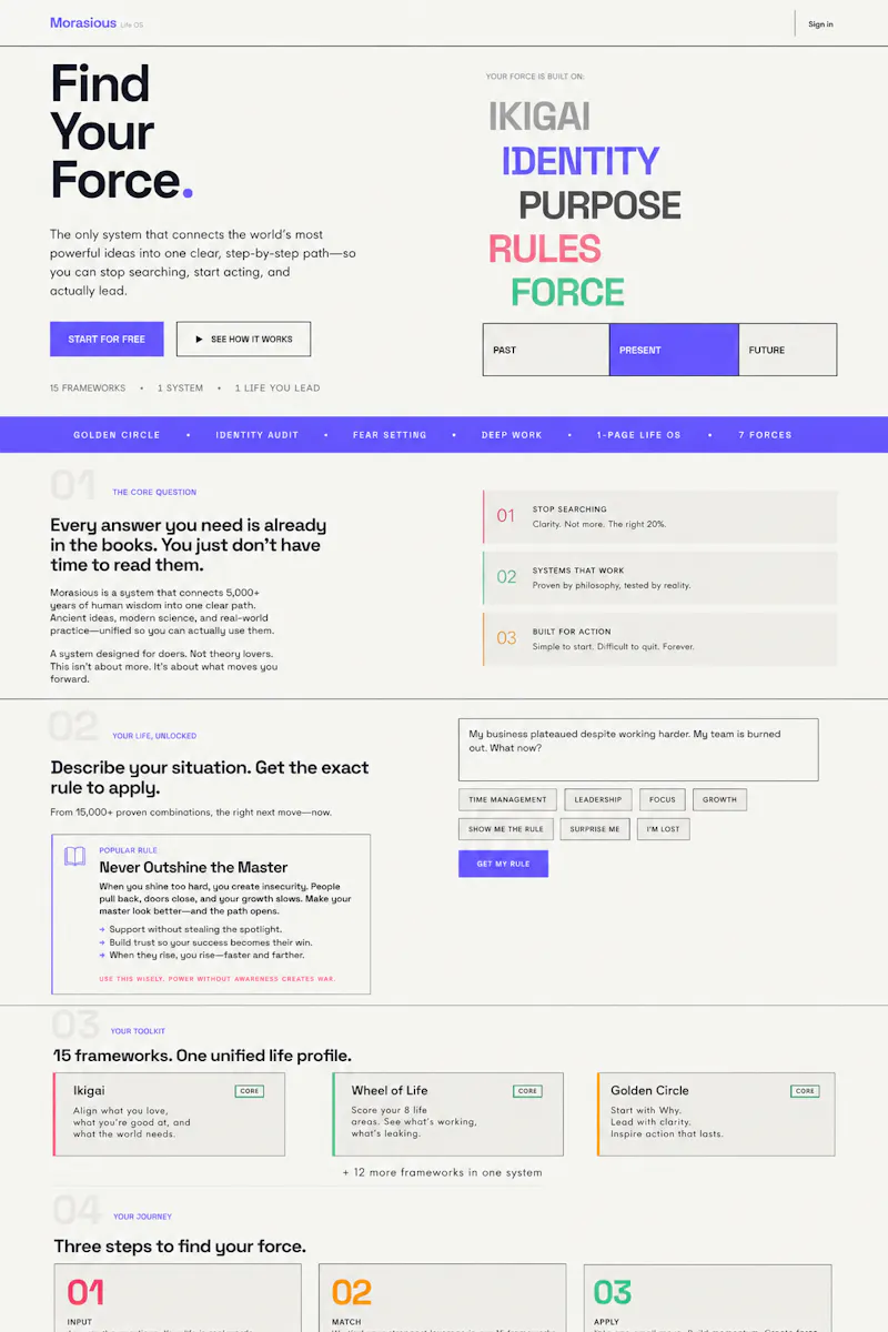 Morasious — Find your force. screenshot 1