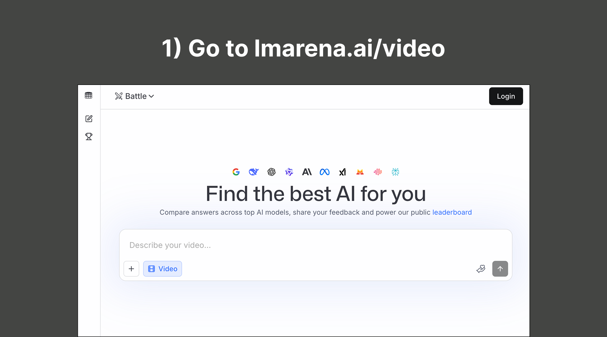 Create AI Videos on LMArena gallery image