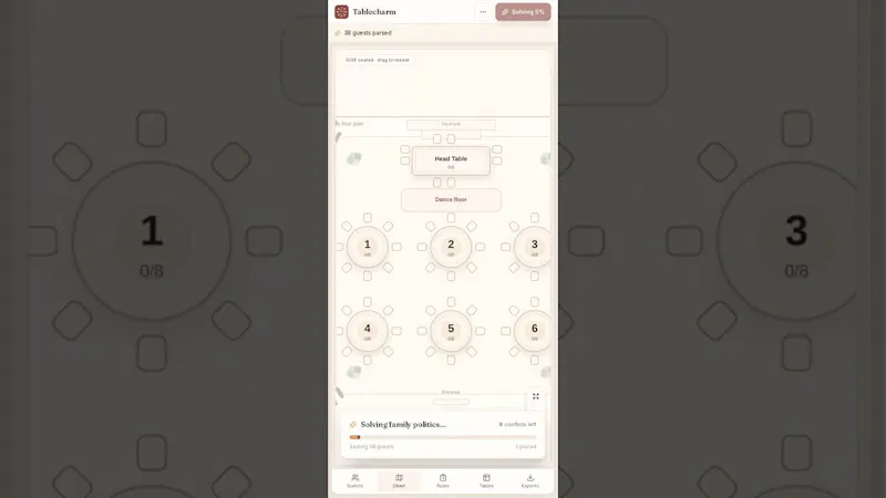 Tablecharm screenshot 1 (video preview)