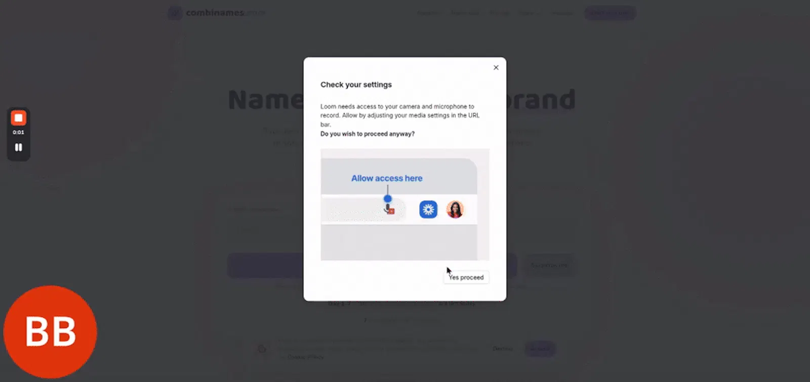CombiNames — Name Blend Generator screenshot 1 (video preview)