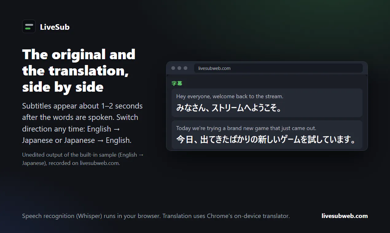LiveSub gallery image