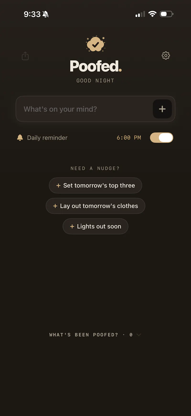 Poofed screenshot 2