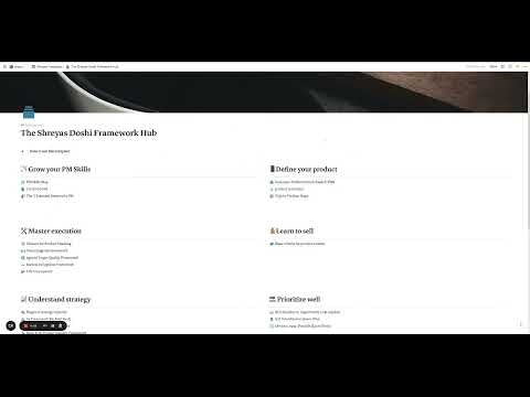 The Shreyas Doshi Framework Hub gallery image