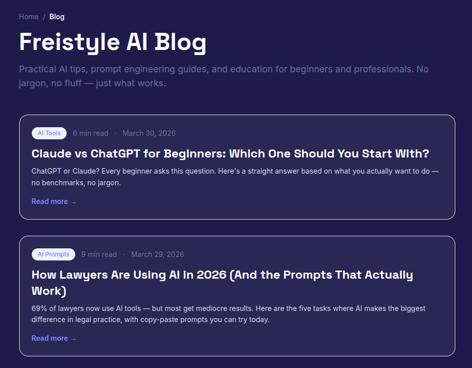 Freistyle AI gallery image