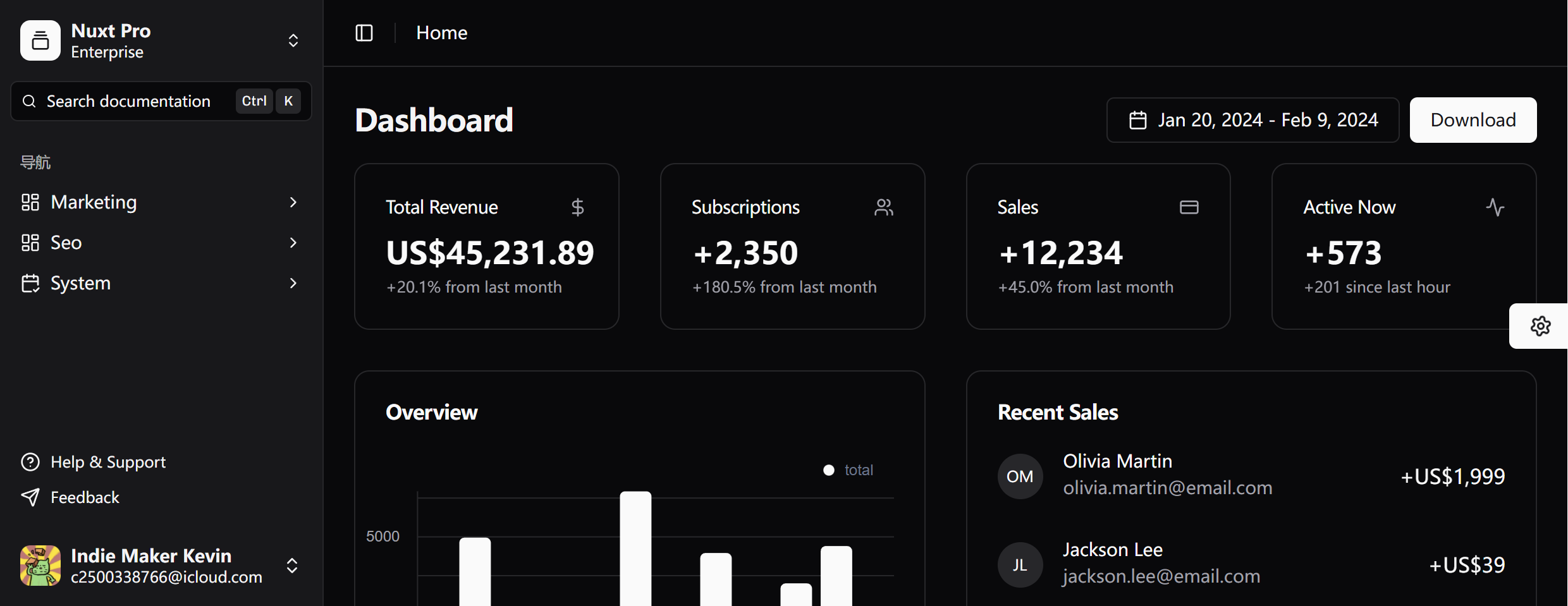 NuxtPro gallery image