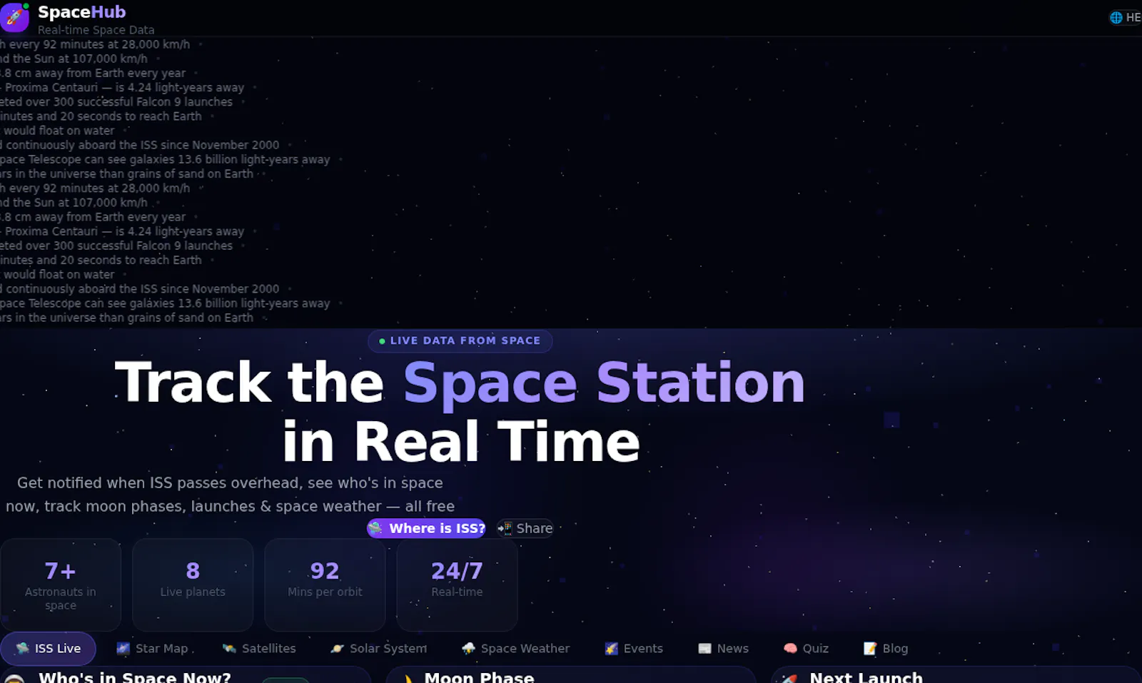 SpaceHub screenshot 2