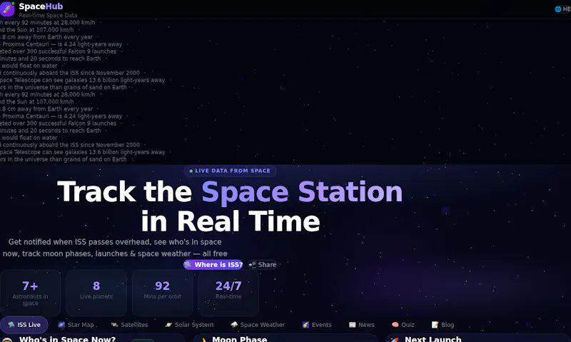 SpaceHub screenshot 2
