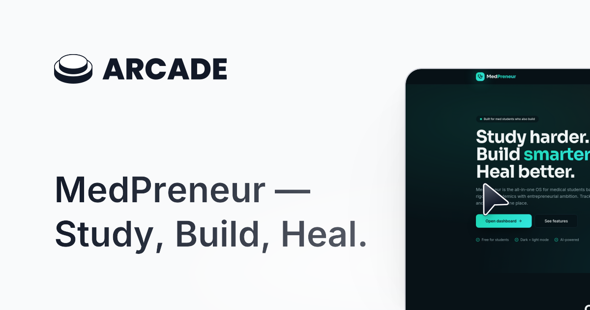 MedPreneur — Study, Build, Heal. gallery image