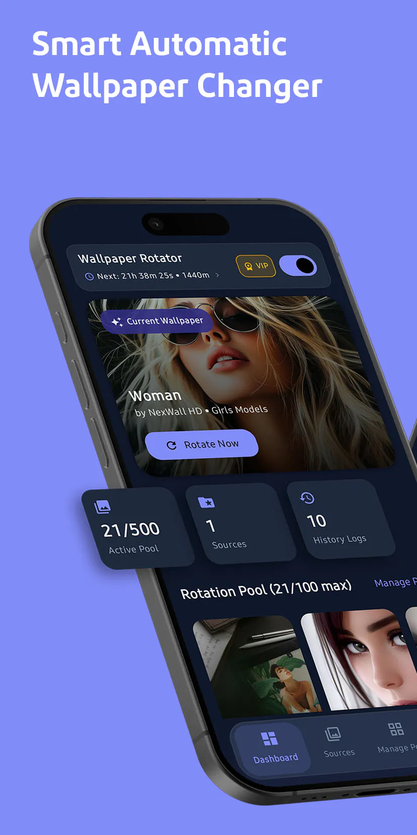 Wallpaper Rotator: Auto Change gallery image