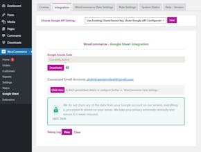 Google Sheet Connector for WooCommerce gallery image