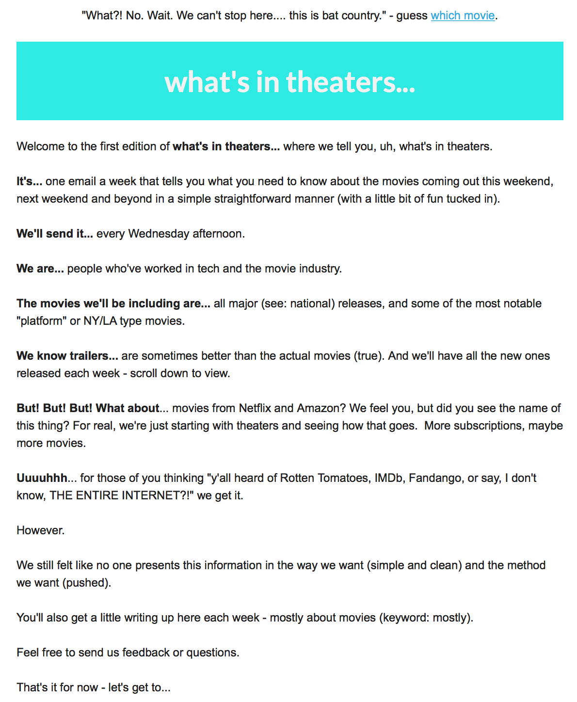 What's In Theaters gallery image