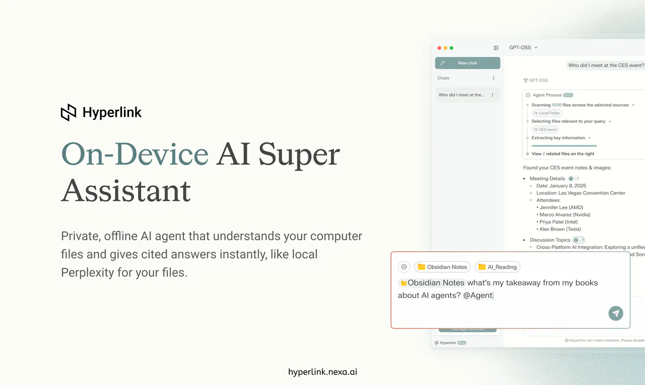 Hyperlink by Nexa AI gallery image