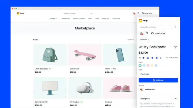 Amplify UI Figma Templates Store gallery image