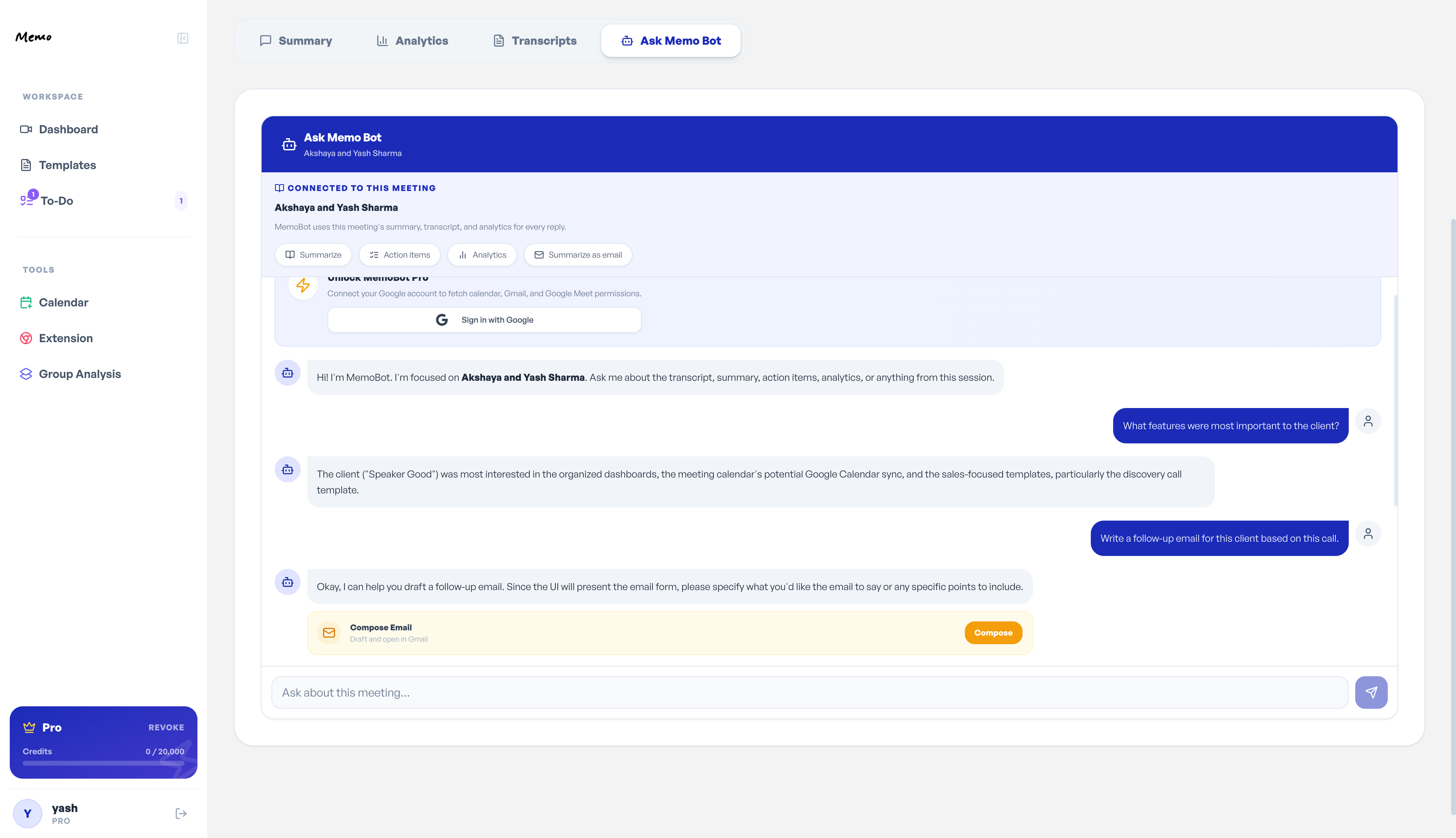 Memo AI gallery image