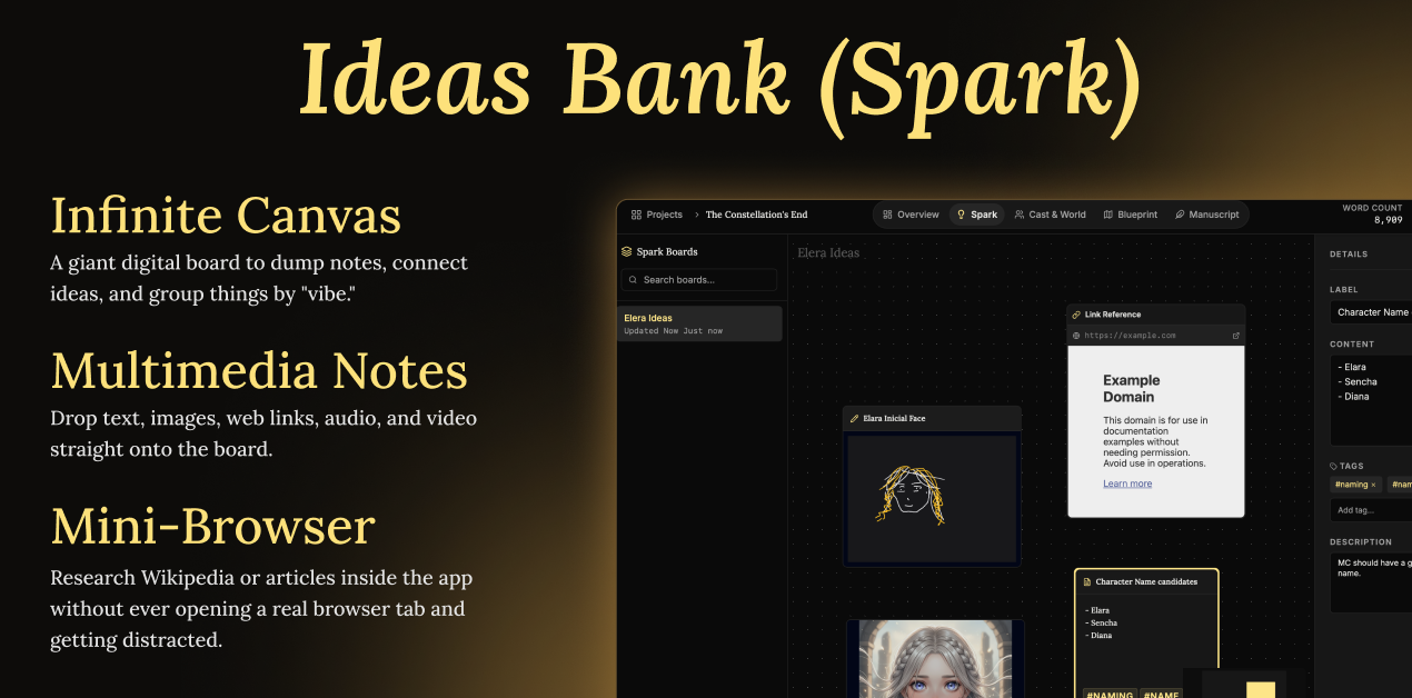 NovelOS Studio - Screenshot 5 showing product features and functionality
