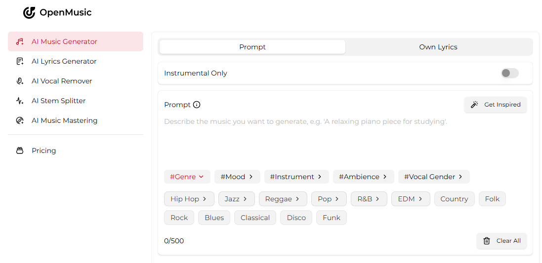 OpenMusic gallery image
