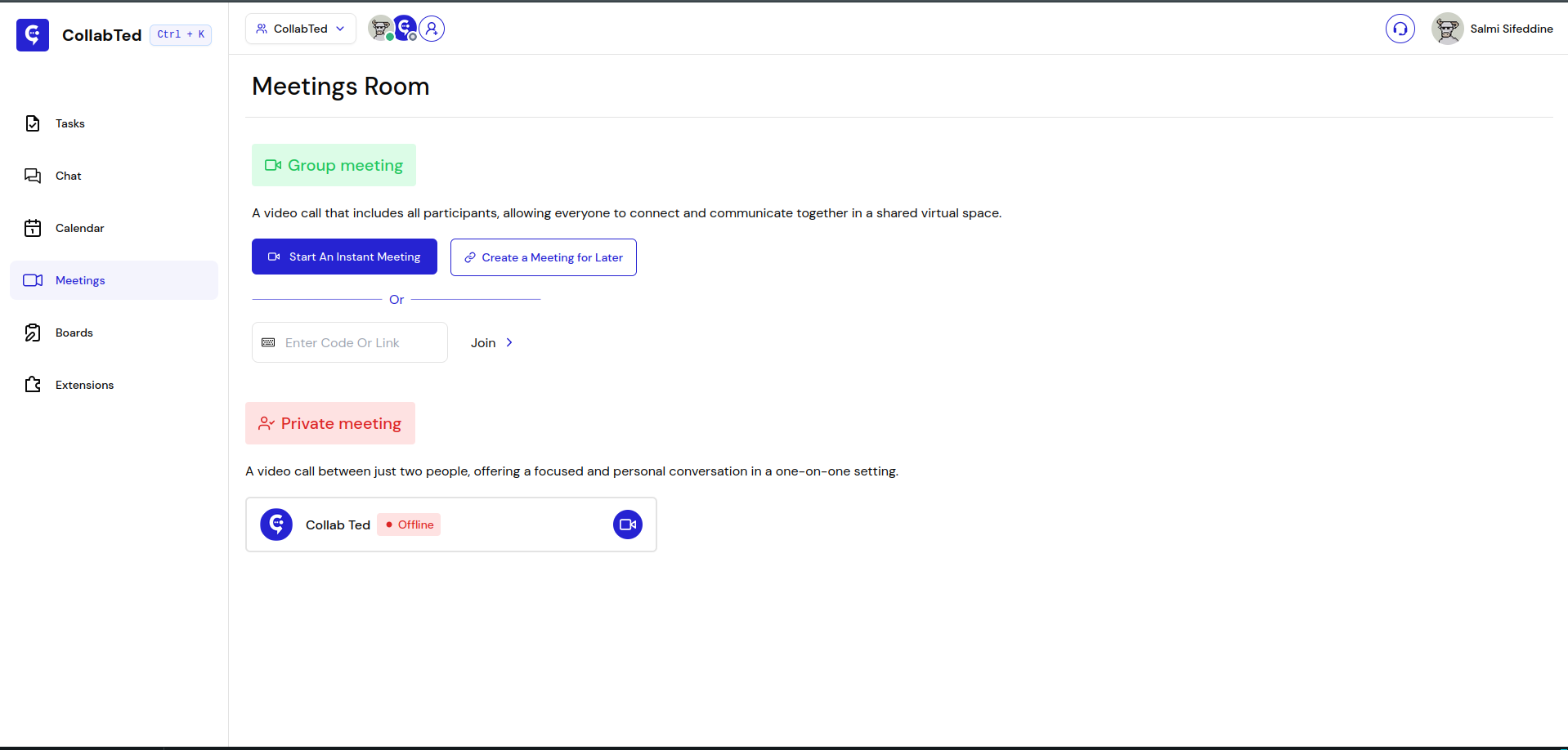 Colaborada - Plataforma minimalista de colaboración y gestión de equipos. media 4