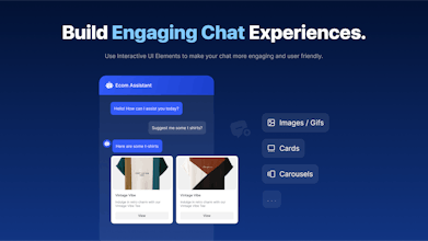 Снимок экрана мобильного приложения: снимок мобильного приложения Chatbot Studio, обеспечивающего бизнесу возможность управлять взаимодействием с клиентами в любом месте.
