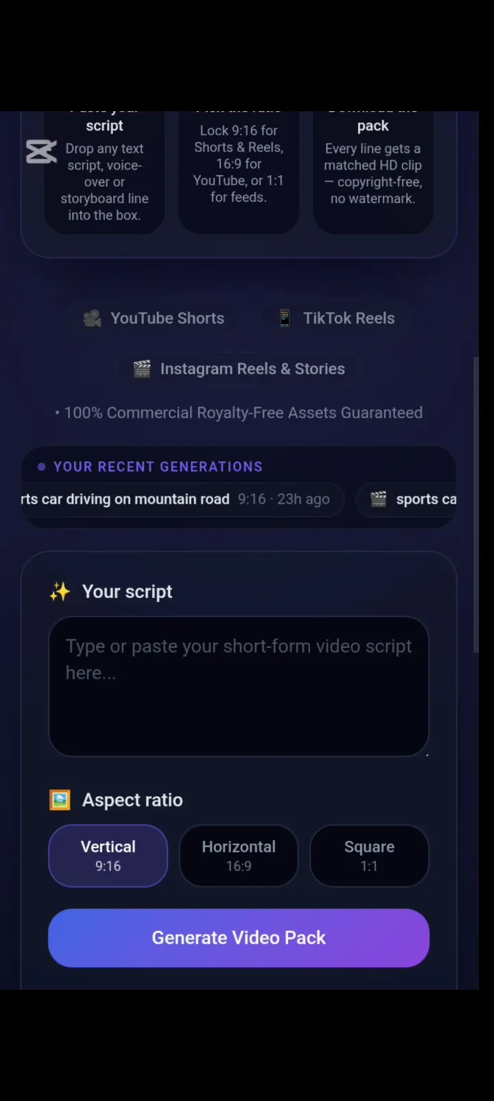 Script to Clips gallery image