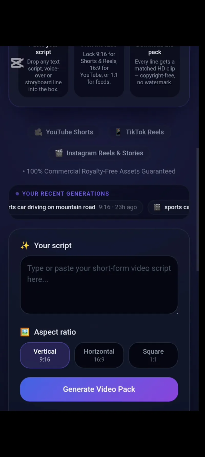 Script to Clips screenshot 2