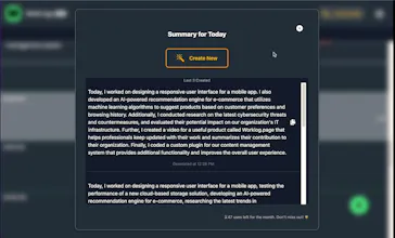 WorkLog.page gallery image