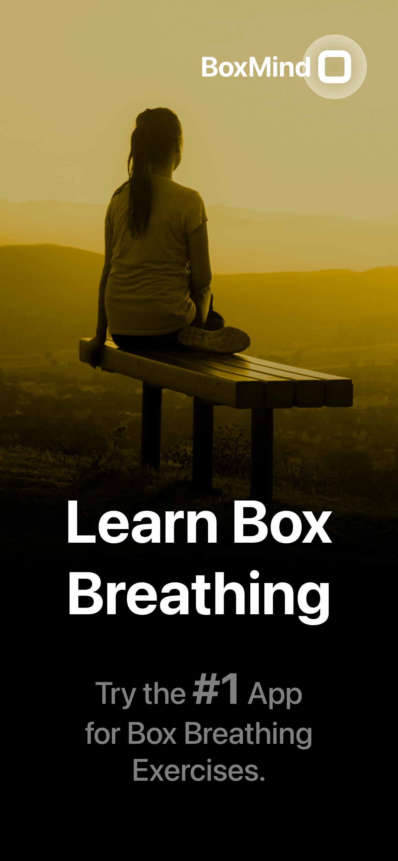 Boxmind - Padroneggiare la calma e concentrarsi attraverso la respirazione in scatola media 1