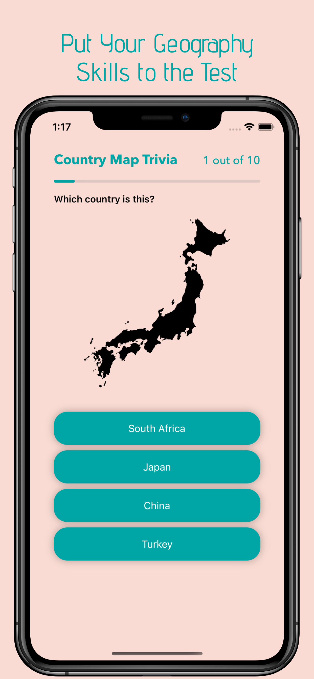 Mídia 2 de Mapa do país Trivia - Um jogo de curiosidades sobre mapas e países