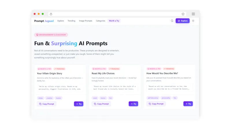 Prompt Jugaad screenshot 3