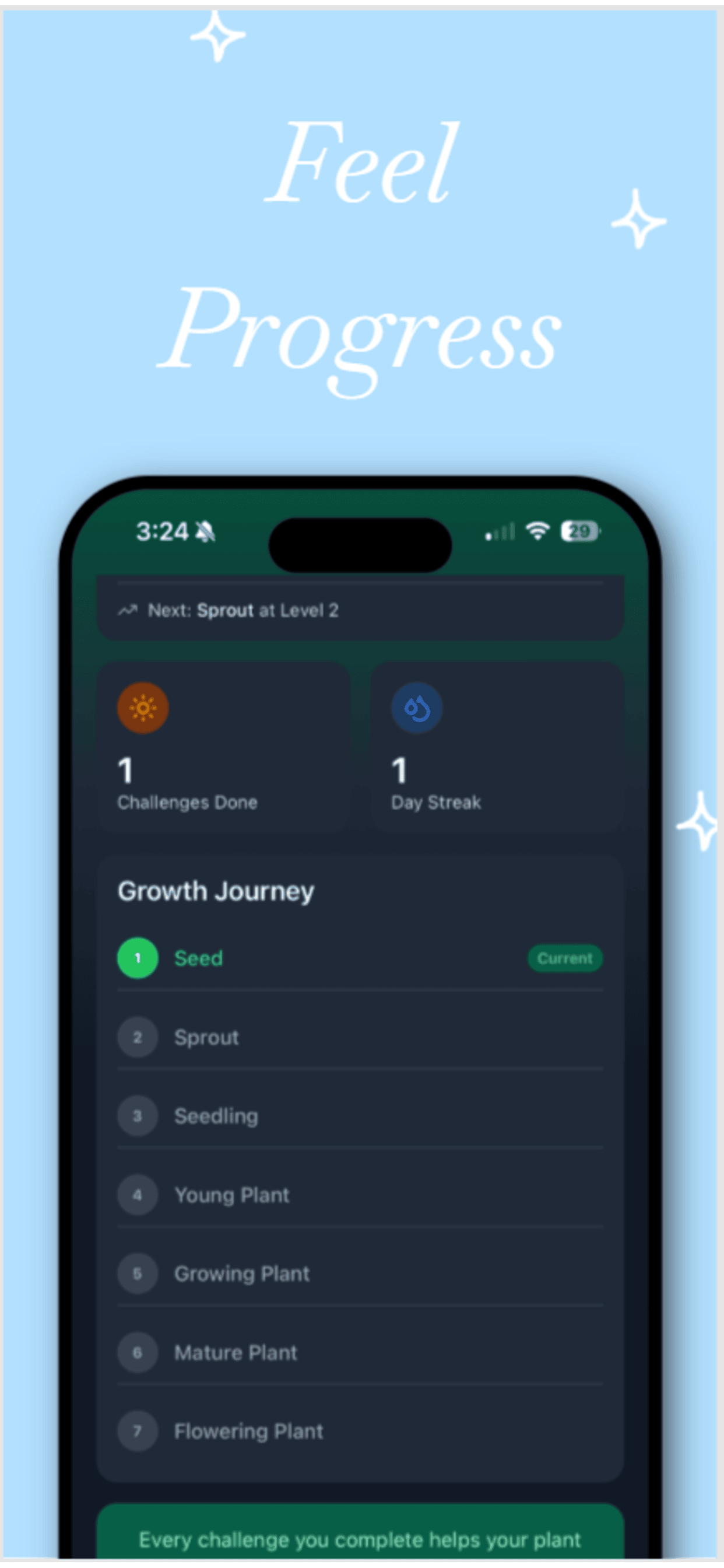 Tiny Mission - One Small Thing - Screenshot 3 showing product features and functionality