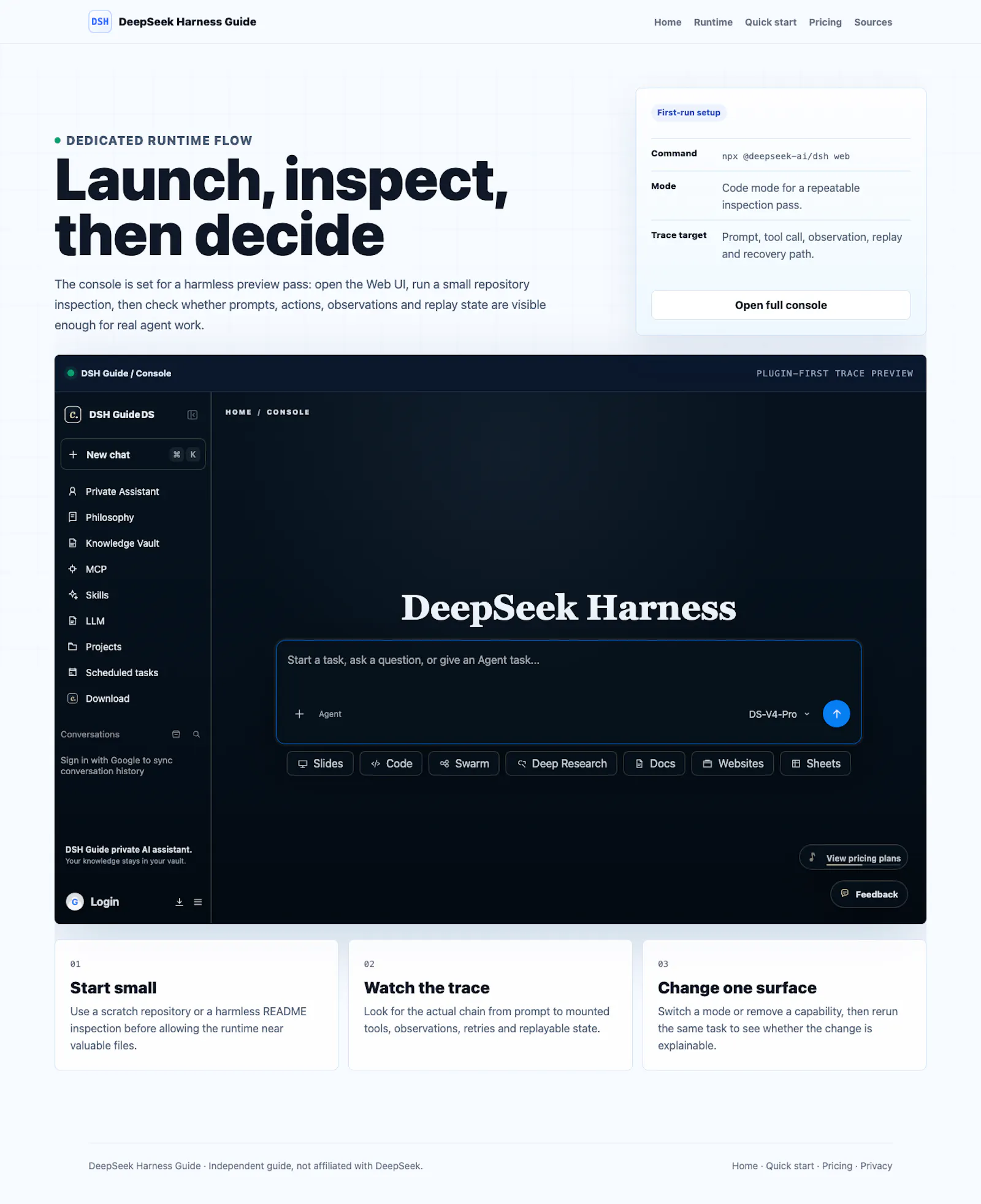 DeepSeek Harness Guide screenshot 2