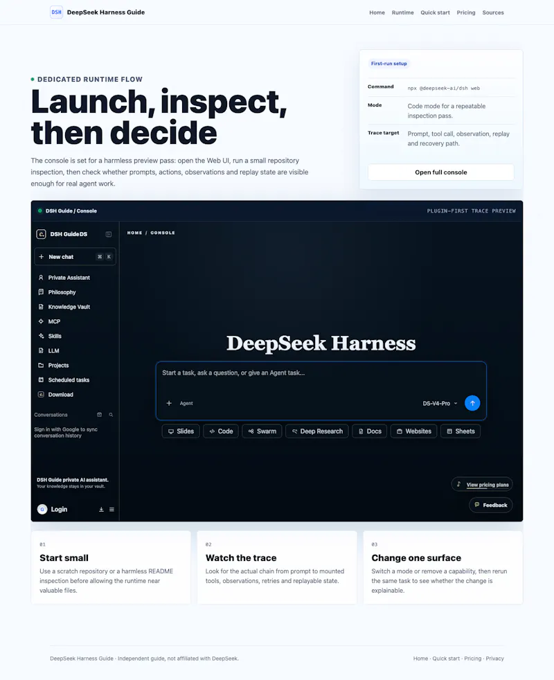 DeepSeek Harness Guide screenshot 2