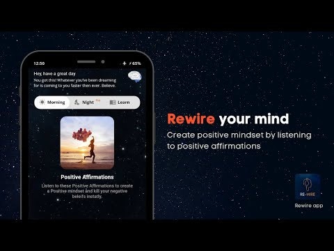 Rewire - audio affirmations app. gallery image