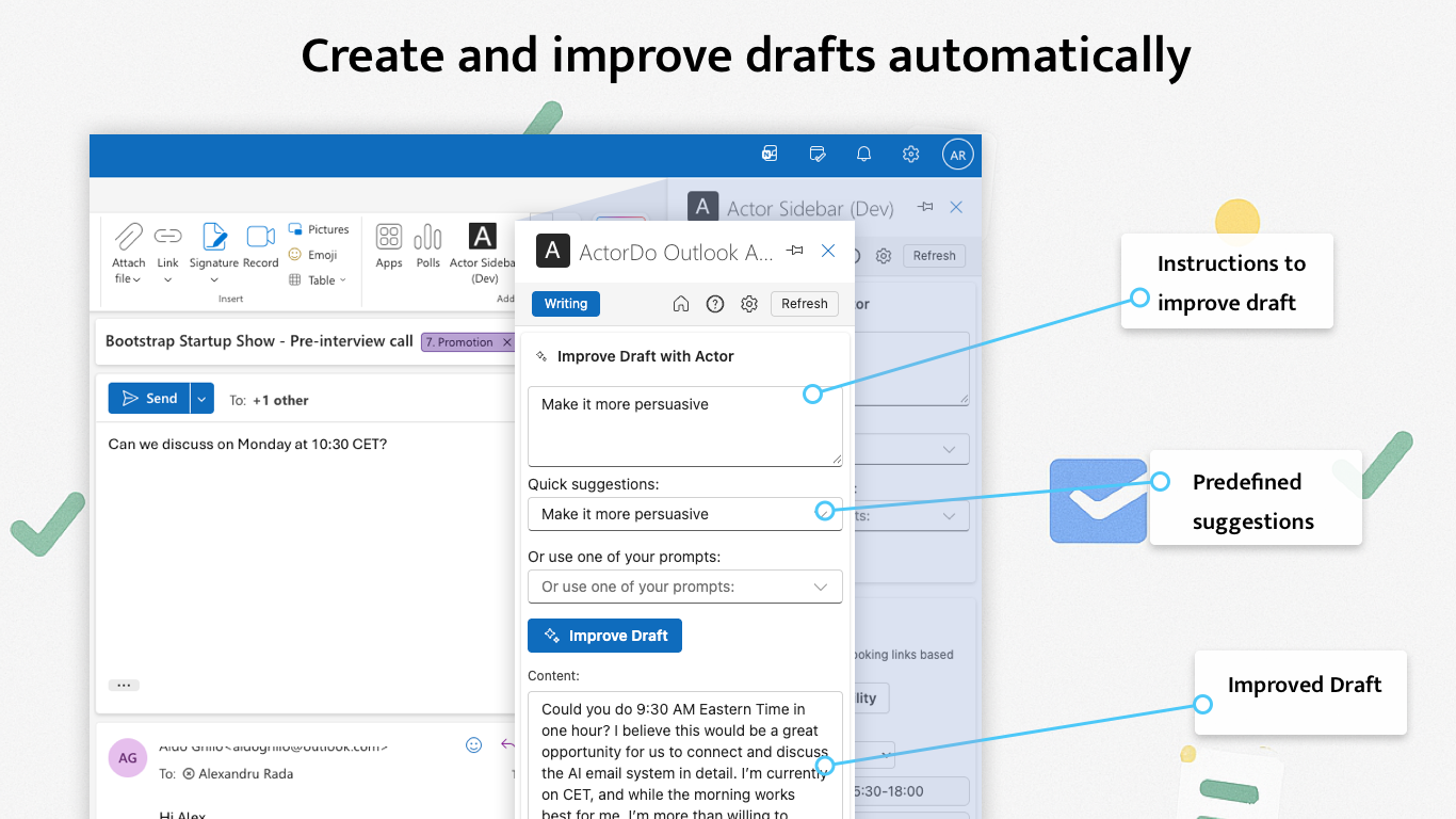 ActorDO for Outlook gallery image