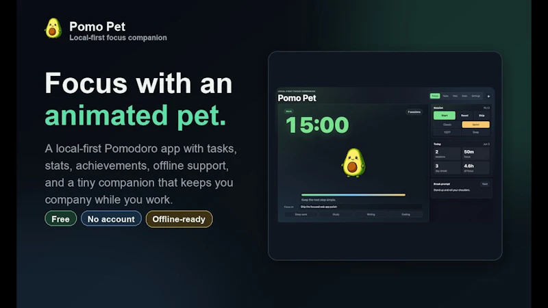 Pomo Pet screenshot 1 (video preview)