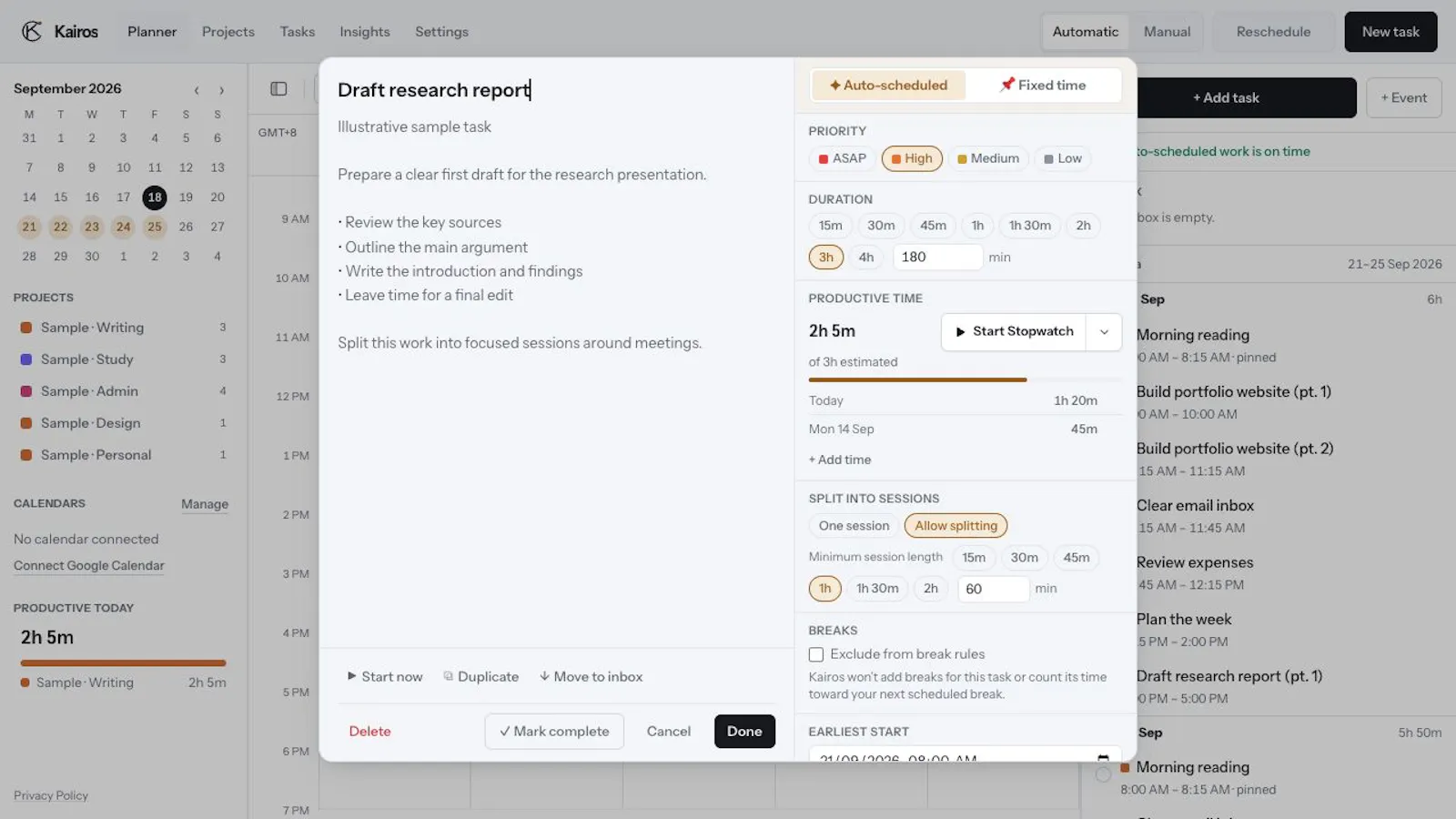 Kairos screenshot 2
