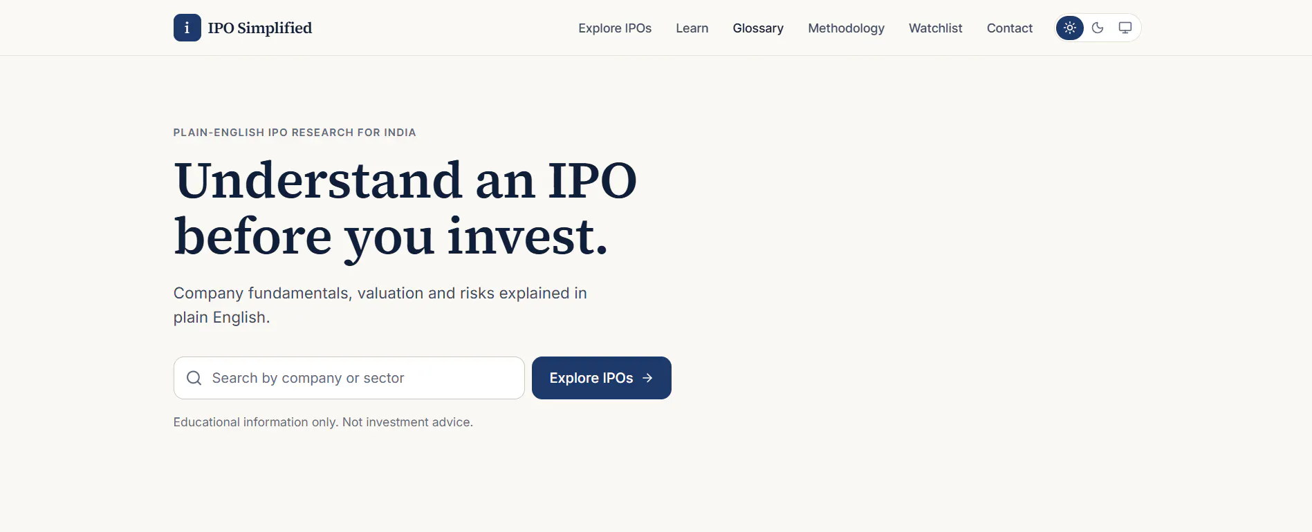 IPO Simplified gallery image