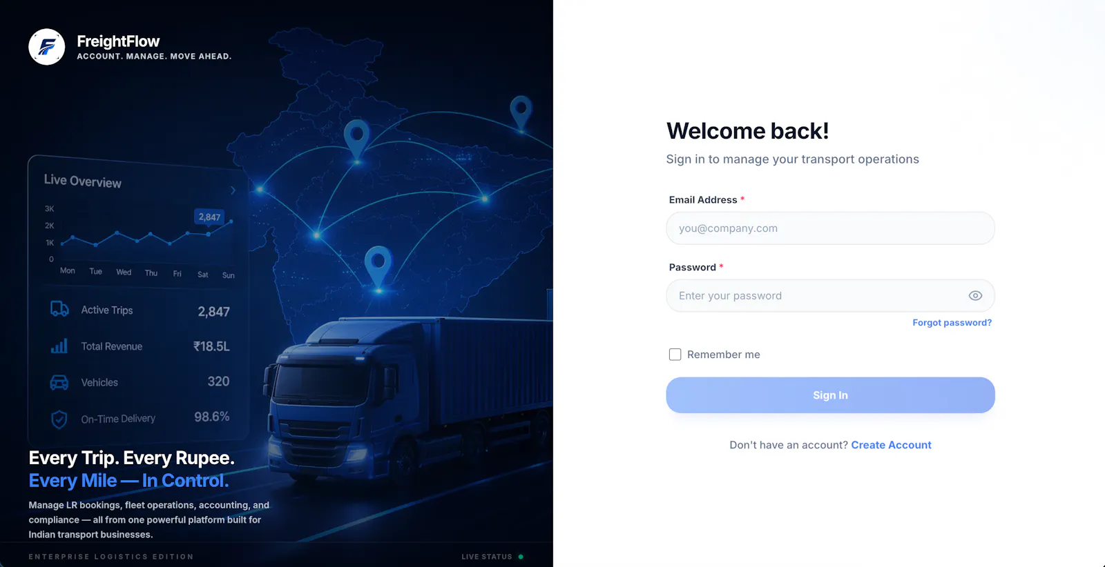 FreightFlow screenshot 2